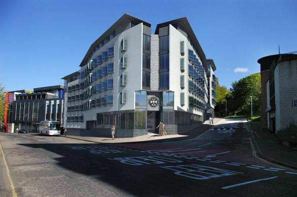 Postgraduate Housing for Edinburgh University, Holyrood Road, Edinburgh