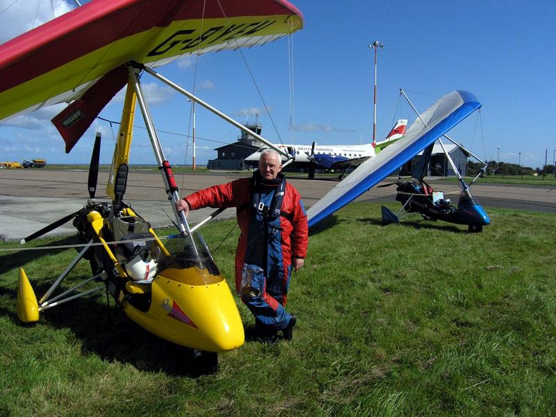 Richard at Wick Airport